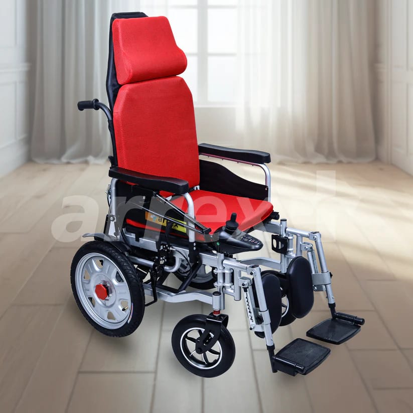 Motorized Electric Wheelchair for Elderly & Mobility Assistance