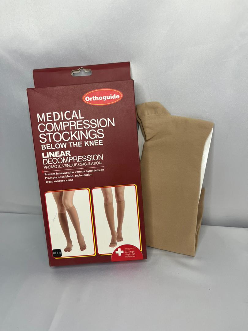 Orthoguide Medical Compression Socks for Leg Swelling & DVT Prevention