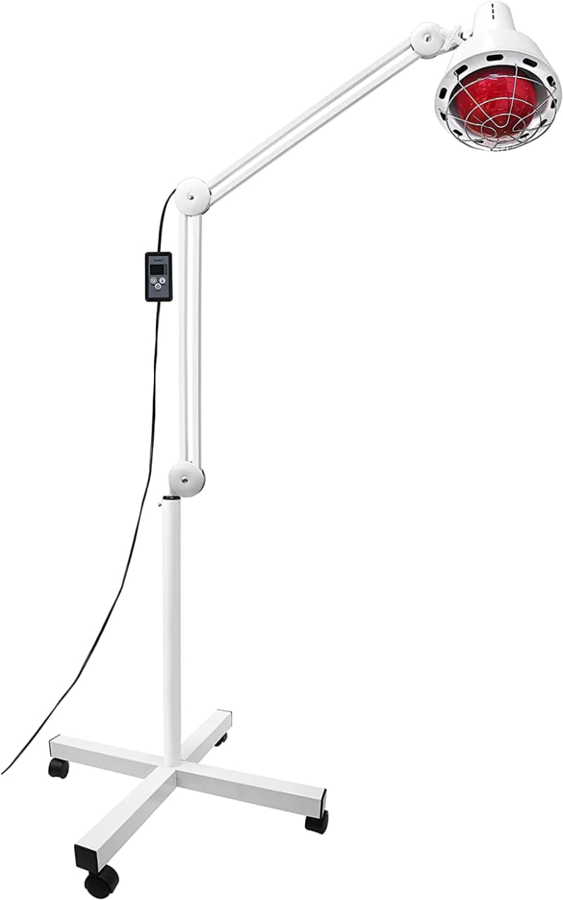 Adjustable Standing Infrared Therapy Lamp (Single Head) for Pain Relief & Heat Therapy